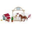 Schleich Horse Club Hannah víta kone so psom Ruby (42458)