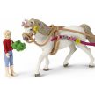 Schleich Horse Club kočiar na jazdeckú ukážku (42467)