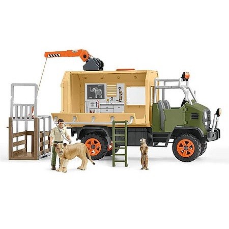 Schleich veľké nákladné auto na záchranu zvierat (42475)