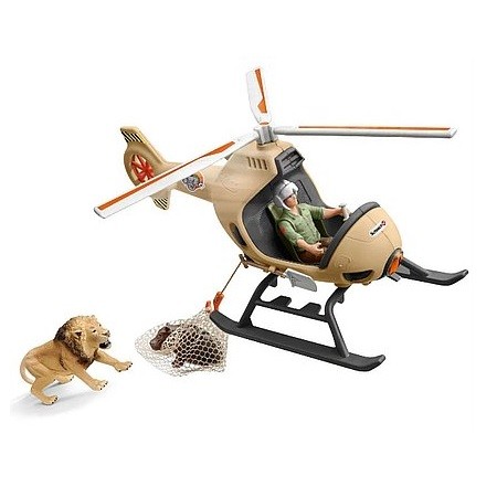 Schleich vrtuľník na záchranu zvierat (42476)