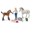 Schleich návšteva lekára u kobyly a žriebätka (42486)