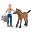 Schleich návšteva lekára u kobyly a žriebätka (42486)