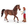 Schleich konský klub Hannah a Cayenne (42539)