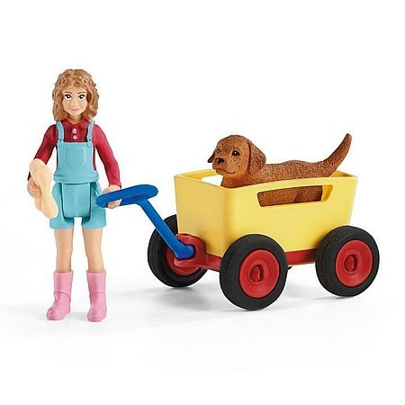 Schleich Výlet ručným vozíkom (42543)