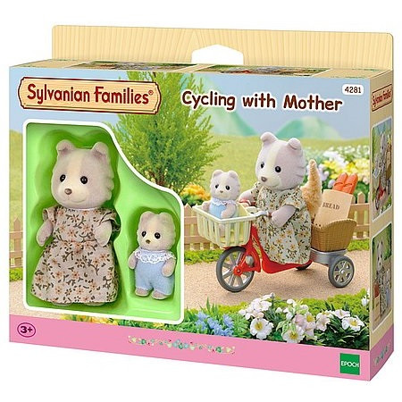 Sylvanian Families na bicykli s matkou (4281)