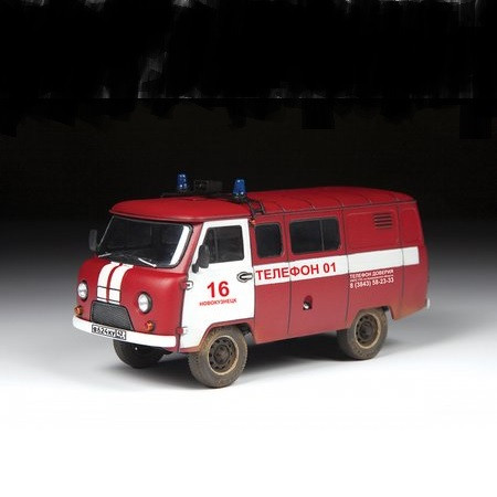 Zvezda UAZ 3909 Firefighter car 1:43 (43001)
