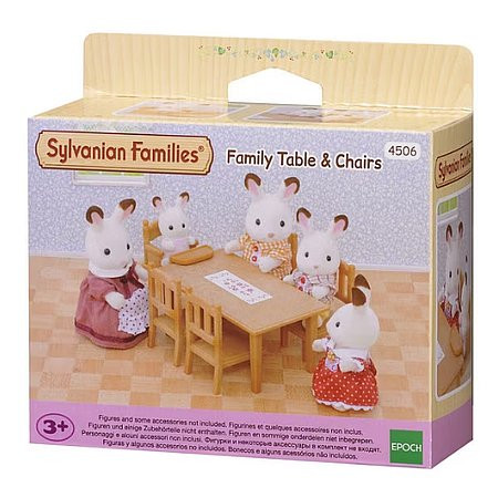 Sylvanian Families Nábytek jídelní stůl se židlemi - KP HRAČKA