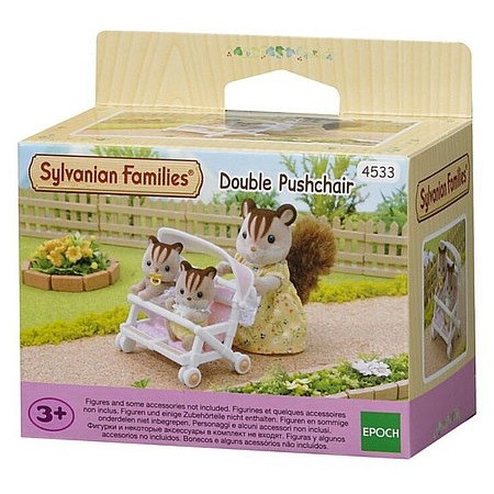 Sylvanian Families Kočárek pro dvojčata - KP HRAČKA