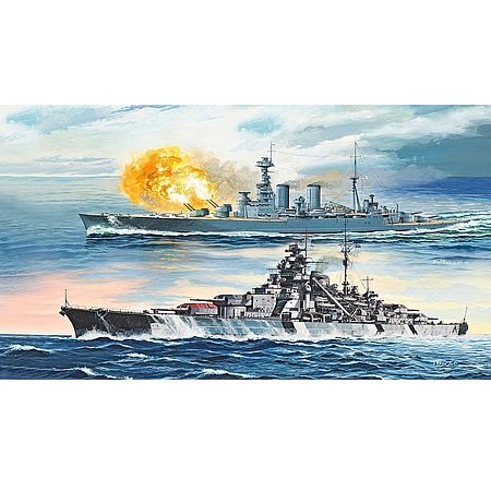 Revell Battle Set HMS HOOD vs. BISMARCK - 80th Anniversary 1:700 (5174)