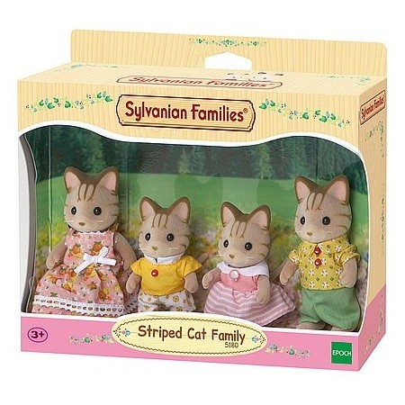 Sylvanian Families Rodina pruhovaných koček - KP HRAČKA