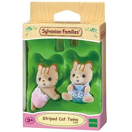 Sylvanian Families Pruhované mačiatko dvojičky (5188)