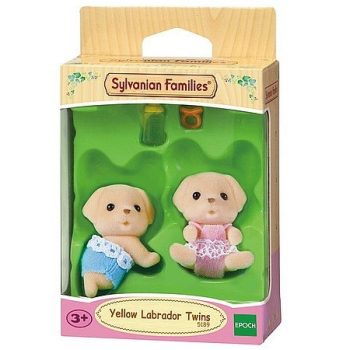   Sylvanian Families Dvojičky šteniatka žltého labradora (5189)