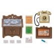 Sylvanian Families Čokoládový zajačik mama s klasickou súpravou nábytku (5220)