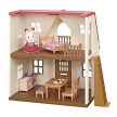Sylvanian Families Červené zastřešený začátečník domeček sada - KP HRAČKA