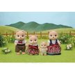 Sylvanian Families Rodina psíkov drdolovej farby (5459)