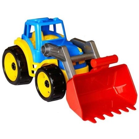 Farebný plastový traktor - niekoľko (55347)