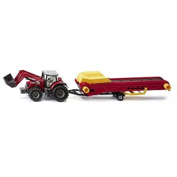   SIKU Massey Ferguson traktor s dopravným pásom - 1996 (55673)