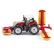SIKU Steyr traktor Pöttinger s kosačkou na trávu - 1672 (56580)