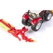 SIKU Steyr traktor Pöttinger s kosačkou na trávu - 1672 (56580)