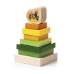 Cubika Barevná pyramida se slepičkou - KP HRAČKA
