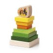 Cubika Barevná pyramida se slepičkou - KP HRAČKA