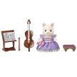 Sylvanian Families Mestský violončelista hodvábne mačiatko (6010)
