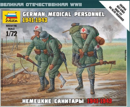 Zvezda German Medical Personnel 1941-43 1:72 (6143)
