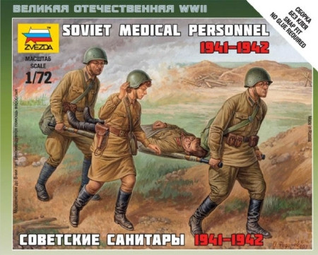 Zvezda Soviet Medical Personnel 1941-42 1:72 (6152)