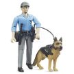 Bruder Bworld Policajt so psom (62150)