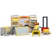 Bruder Bworld DHL paketový bod s manuálnym hydraulickým zdvihom (62251)