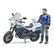 Bruder Bworld Scrambler Ducati Policajný motor s policajtom (62731)