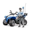 Bruder Bworld Policajné štvorkolka s figúrkou policajta (63010)