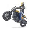 Bruder Bworld Ducati Scrambler Full Throttle s figúrkou motorkára (63053)