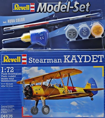 Revell Model Set Stearman Kaydet 1:72 (64676)