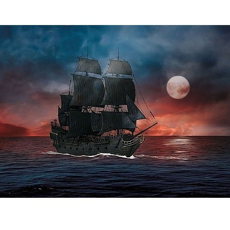 Revell Model szett Pirate Ship Black Pearl 1:150 (65499)