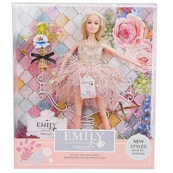 Módna bábika Emily s doplnkami 30 cm (69089)