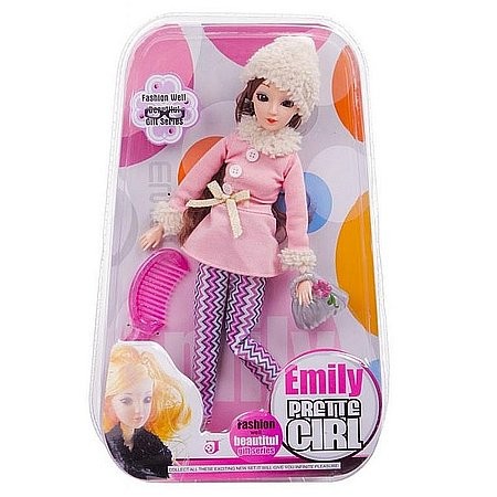 Módna bábika Emily s doplnkami 30 cm (69093)