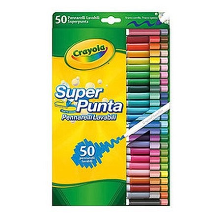 Crayola Umývateľné tenko hrubé fixky 50 ks (78559)
