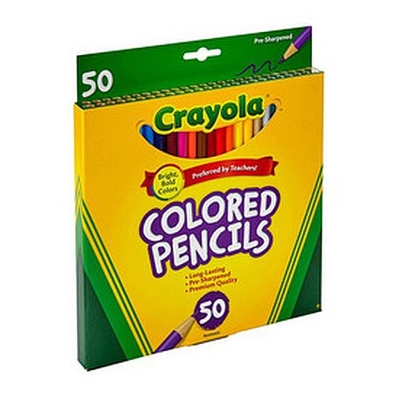 Crayola Farebné ceruzky 50 ks (78560)