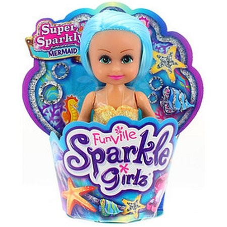 Sparkle Girlz morská panna dieťa - 10 cm niekoľko (88311)