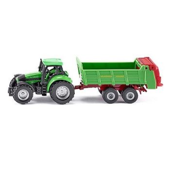   SIKU Deutz-Fahr traktor s univerzálnym posypovým návesom - 1673 (89856)
