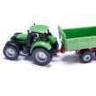 SIKU Deutz-Fahr traktor s univerzálnym posypovým návesom - 1673 (89856)