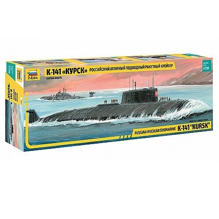 Zvezda K-141 Kursk Russian Nuclear Submarine 1:350 (9007)