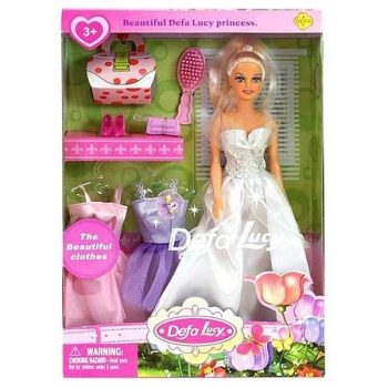   Defa Lucy bábika princezná s tromi utierkami - 30 cm niekoľko (91466)