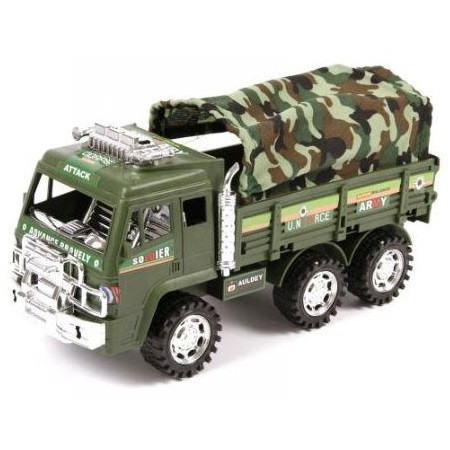 Vojenské nákladné auto s plachtou - 25 cm (96104)