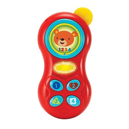 Medveď hudobník dieťa mobilný telefón (98753)