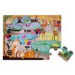Janod Den v zoo hmatové puzzle 20 ks - KP HRAČKA