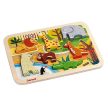 Janod Zoo 7 kusů dřevěné puzzle - 3D - KP HRAČKA