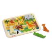 Janod Zoo 7 kusů dřevěné puzzle - 3D - KP HRAČKA
