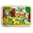 Janod Lesní 7 kusů dřevěné puzzle - 3D - KP HRAČKA